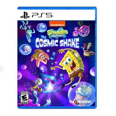 PS4 (Sony PlayStation 4): Оригинальный диск !!! SpongeBob SquarePants: The Cosmic Shake - PS5