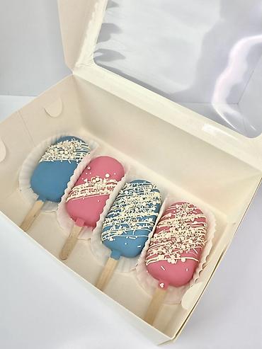 cake: Делаю на заказ цена 120 за шт Десерты “эскимо” на палочке в глазури — 2