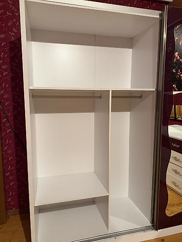 mdf panel: Yataq otağı mebel dəsti Dəst tərkibi: - Çarpayı: 2 nəfərlik, ağ — 4