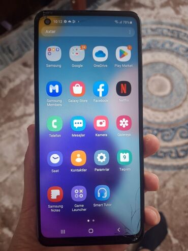 honur telfonu: Samsung Galaxy A21S, 32 GB, rəng - Göy, Barmaq izi