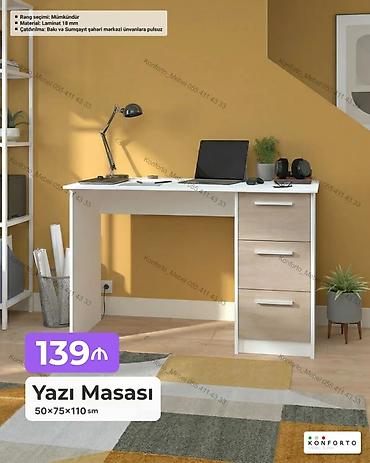 Sifarişlə mebel: Künc masa, Stulsuz, Polkalı, Siyirməli, Sadə laminat — 2