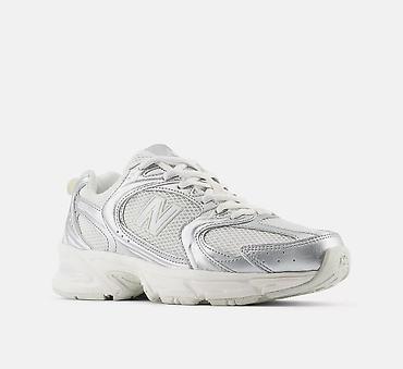 mango обувь: Мужские кроссовки, 42, New Balance, Новый, цвет - Серебристый — 1