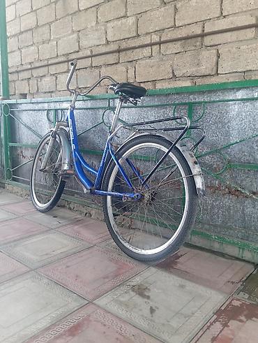 velosibet type 1: Şəhər/komfort tipli velosiped - Rəng: mavi-gümüş tonlarda - Ölçü: 26" — 2