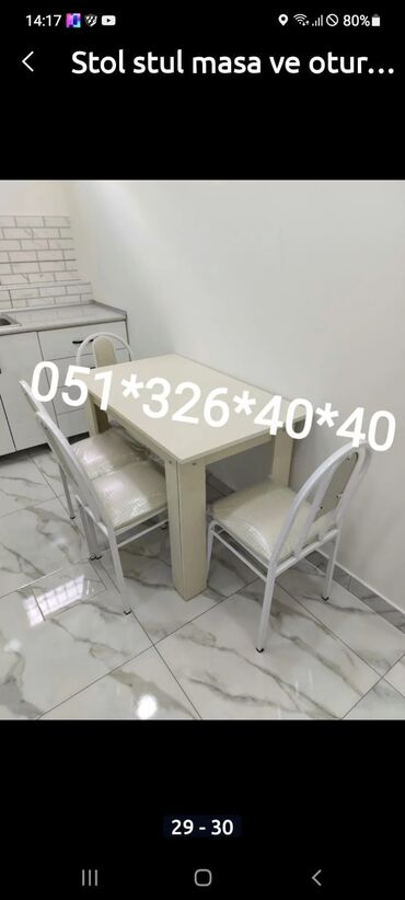 Sifarişlə masa və oturacaq dəstləri: Dördbucaq masa, Mətbəx üçün, Qonaq otağı üçün, Dəhliz üçün, 4 nəfər, Açılan, Azərbaycan, Zəmanətli -da lalafo.az — 10 Sifarişlə masa və oturacaq dəstləri: Dördbucaq masa, Mətbəx üçün, Qonaq otağı üçün, Dəhliz üçün, 4 nəfər, Açılan, Azərbaycan, Zəmanətli — 10