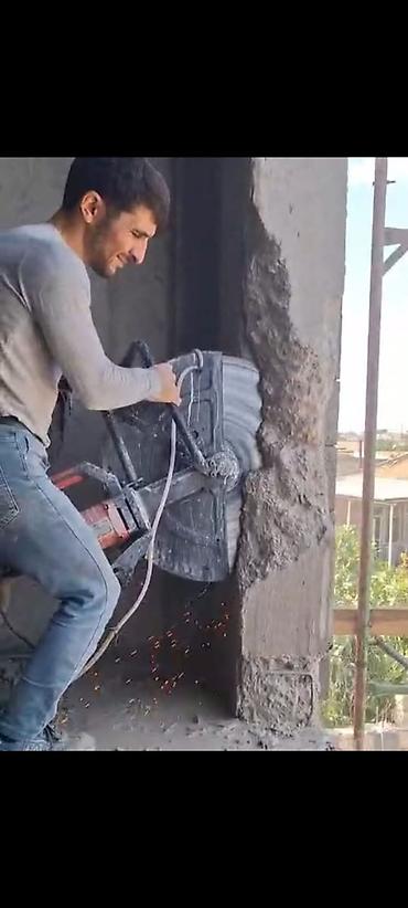 sokuntu isləri: Beton kəsən beton deşən səliqəli düz və dairevi kəsim işləri beton — 8