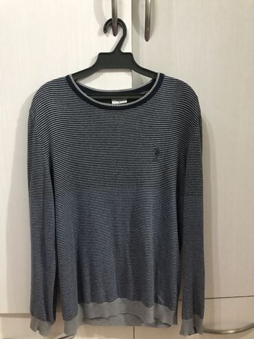 одежда из аниме: Эркектердин свитери, M (EU 38), Us Polo Assn, Колдонулган, түсү - Боз, Өзү алып кетүү