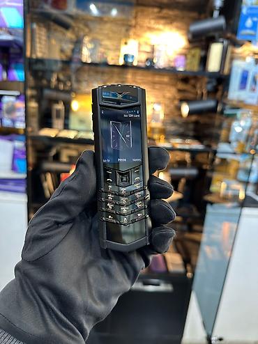 təzə telfon: Vertu Signature PureBlack Teze Kimidi…Qutusu Kabrosu Aksesuari Var — 6