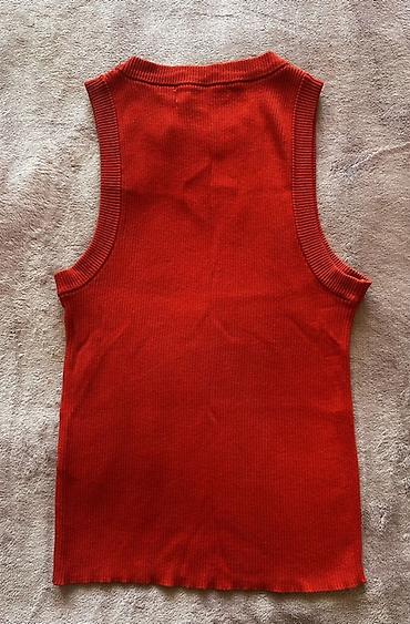 stradivarius xs: Stradivarius qadın köynəyi – qolsuz rib teksturalı top - Brend — 3