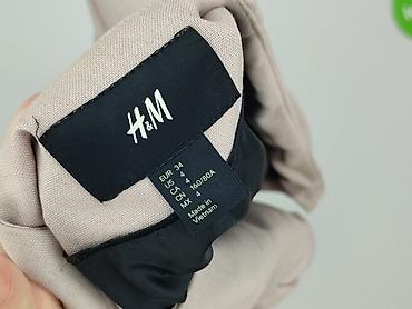 bezowe: H&M, Marynarka damska, rozmiar XS — 4