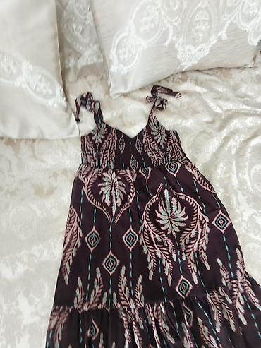Boho üslubda qadın donu 42 razmer - Model: A-kəsimli, çoxqatlı ətək