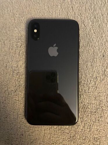 black latte кыргызстан: IPhone X, Колдонулган, 64 ГБ, Jet Black