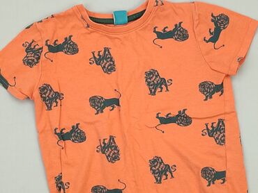 modne koszulki dla nastolatków: T-shirt, Little kids, 5-6 years, 110-116 cm, condition - Very good