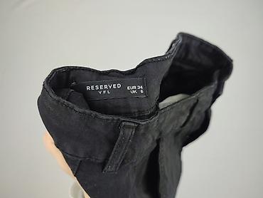 chinosy hm: Reserved YFL, Spodnie materiałowe damskie, rozmiar XS — 4