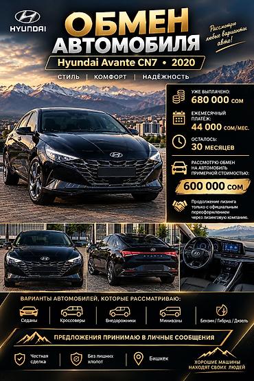 Hyundai Avante: 2020 г., 1.6 л, Автомат, Газ