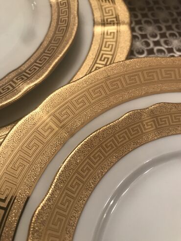 Nahar dəstləri və servizlər: Nahar dəsti, rəng - Qızılı — 21