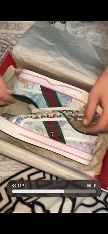 кеды gucci: Кроссовки, 36, 36.5, Gucci, Б/у — 3