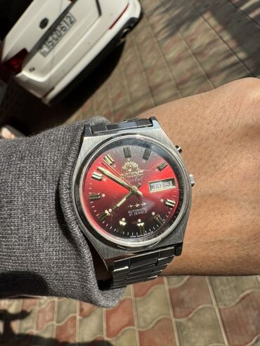 Qol saatları: Qol saatı, Orient, rəng - Qırmızı — 14