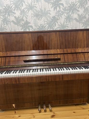 klaviş: Upright piano – “Belarus” modeli - Korpus: parlaq laklı təbii ağac — 4