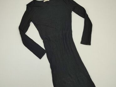 czarne prosta spódnice: Dress, S (EU 36), Bershka, condition - Good