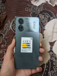 продать телефон дорого: Poco C65, Б/у, 128 ГБ, цвет - Серый, 2 SIM