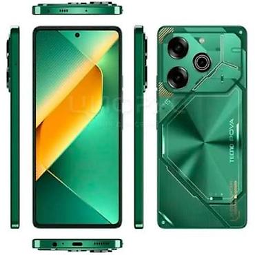 infinix hot: Tecno Pova, Б/у, 256 ГБ, цвет - Зеленый — 2