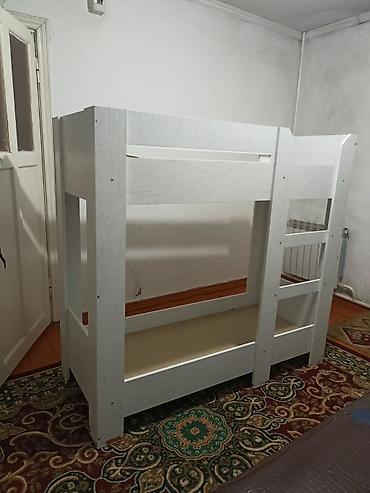 ковры бишкек цена: Продам детскую двухярусную кровать Цвет белый с лёгким геометрическим — 1