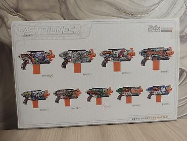 launch pad9: Игрушечный бластер FAST PIONEER (электрический), дизайн “Terror Time – — 2