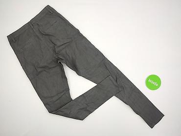 szerokie spodnie pull: Spodnie materiałowe damskie, rozmiar S — 3