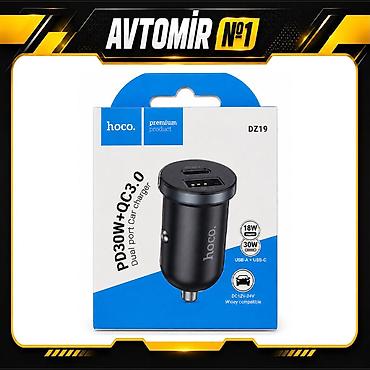 Транспорт: HOCO DZ19 PD30W + QC3.0 avtomobil şarj cihazı HOCO DZ19 avtomobilin — 1