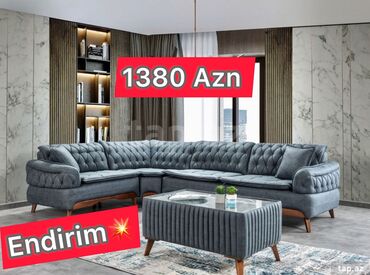 Divan və kreslo dəstləri: Yeni, Künc divan, Divan, Bazalı, Açılan — 10