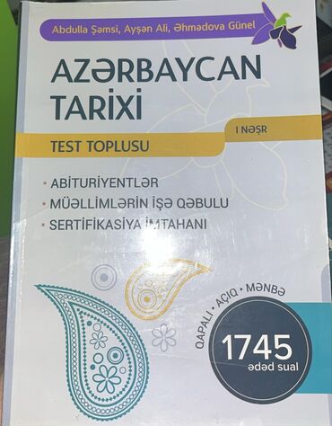 Azərbaycan Tarixi: Az tarixi Abdulla Şəmsi 1745 sual 2024 təbtəzə çox az istifadə olunub