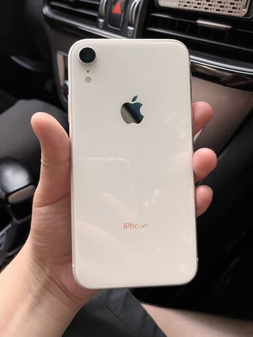 телефоны реплика: IPhone Xr, Колдонулган, 128 ГБ, Ак