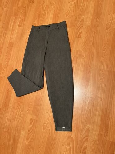 qaqa stili şalvar: Şalvar, rəng - Boz