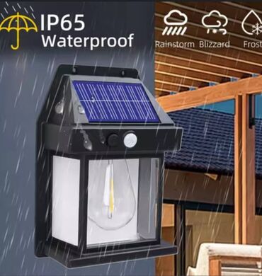 лампочка с датчиком движения: Солнечный уличный светильник с датчиком движения - Питание от