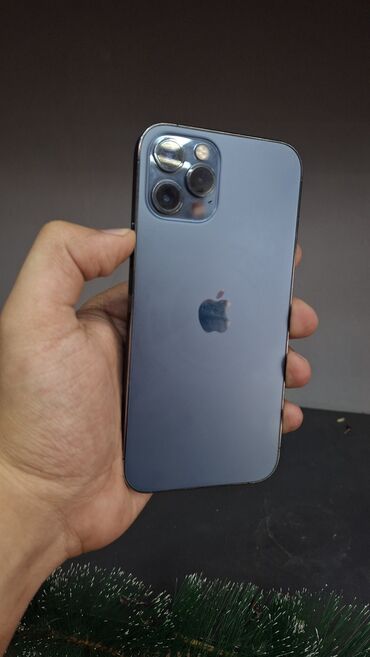 бу магнитолы в машину: IPhone 12 Pro, 256 GB, Pacific Blue, Barmaq izi, Face ID