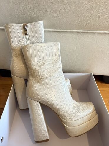 детская обувь floare: Çəkmə, Ölçü: 37, rəng - Bej, Yeni