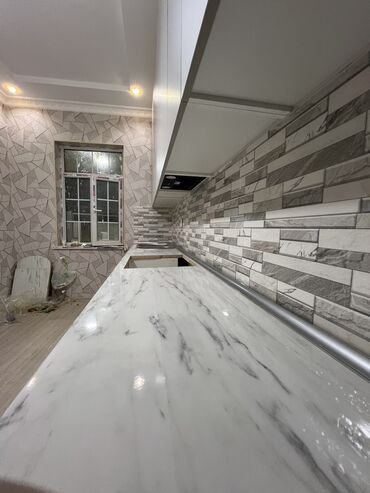 Sifarişlə mətbəx mebeli: Sifarişlə mətbəx dəsti, Özü çəkən petlələr, MDF, Kredit var, Pulsuz çatdırılma — 6