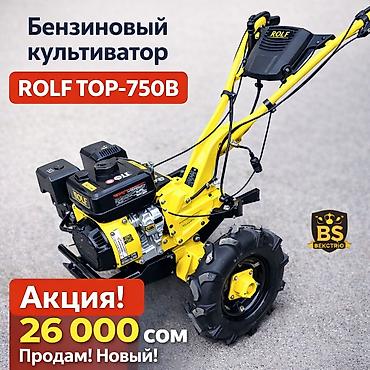 Бензиновый культиватор ROLF TOP-750B Описание: - Мощный