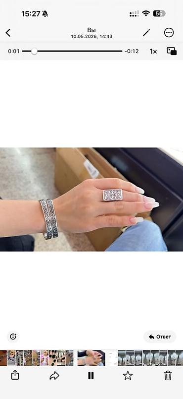 Серебряные наборы украшений: Набор украшений, Проба 925, Новый — 2