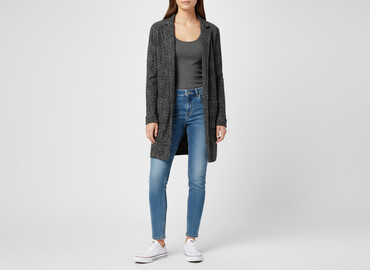 ubrania z serduszkiem: H&M, Кардиган жіночий, розмір XS