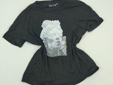 t shirty levis damskie czarne: T-shirt, S (EU 36), condition - Good