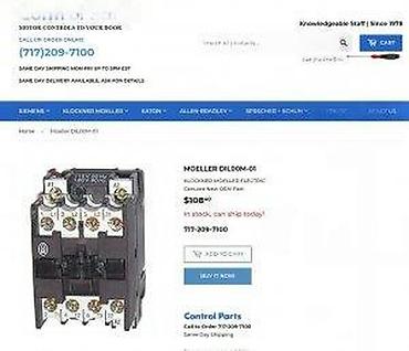 Ostali elektro materijali: Moeller DIL00M-01 kontaktor - Tip: elektromagnetni kontaktor za — 21