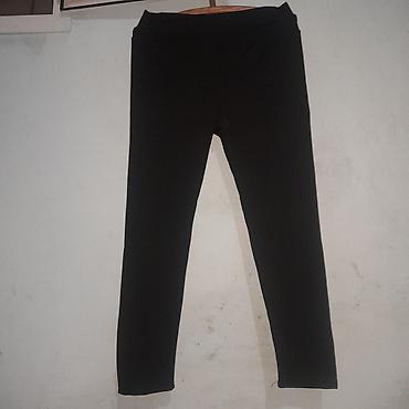 push up helanke: Qadınlar üçün qara leggings - Klassik qara rəng, düz kəsim - — 1