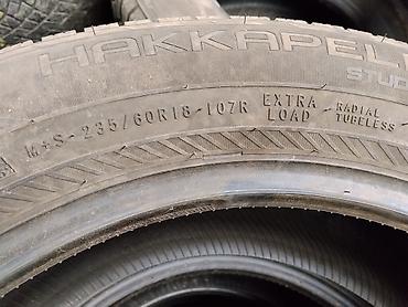 tyres: Шины 235 / 60 / R 18, Зима, Б/у, Комплект, Внедорожные (АТ/МТ), Nokian — 4