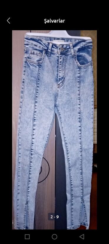 женские джинсы с высокой талией: Джинсы S (EU 36)
