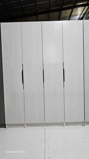 Шифоньеры: Шифоньер, Новый, Прямой, цвет - Белый, ЛДСП — 5