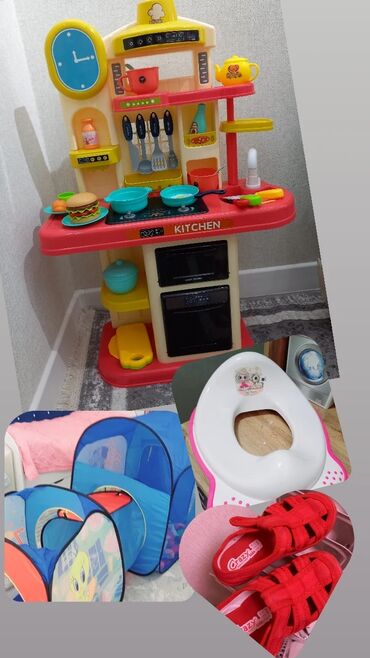 Игрушки: Продаётся детская кухня (всё вместе отдам за 1500сом ) размер обуви 24