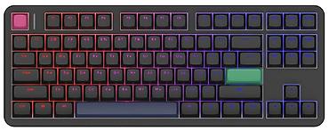 kompüter klaviaturası: №: 10839 Məhsulun adı: Oyun klaviaturası Red Square Alumix TKL Simple — 1