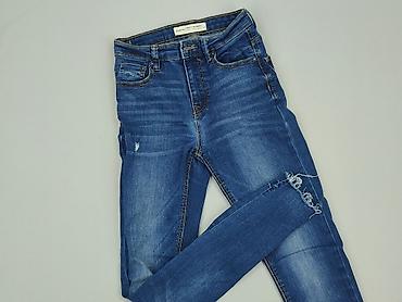 jeansy straight pull and bear: Stradivarius, Jeansy damskie, rozmiar 2XS — 1