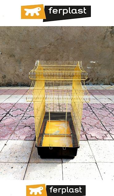 akvarium az: Qızılı rəngdə quş qəfəsi FERPLAST FİRMASI / ITALIA BRENDI - Dekorativ — 6